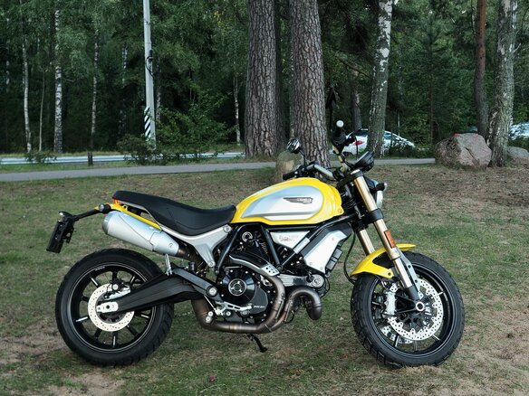 2018 Ducati Scrambler 1100, жёлтый, 899000 рублей