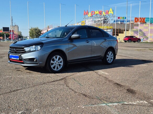 2019 Lada (ВАЗ) Vesta I, серый, 950000 рублей - вид 12