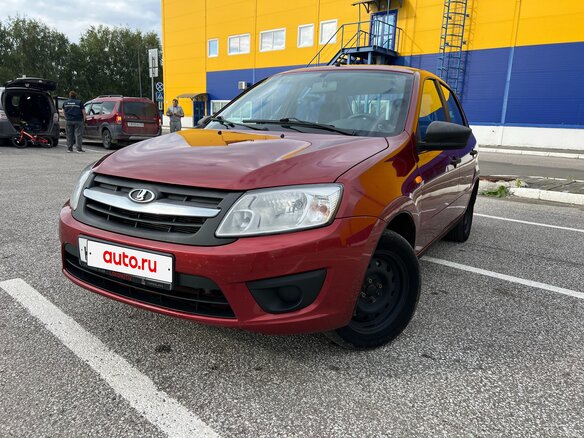 2016 Lada (ВАЗ) Granta I, пурпурный, 470000 рублей - вид 2