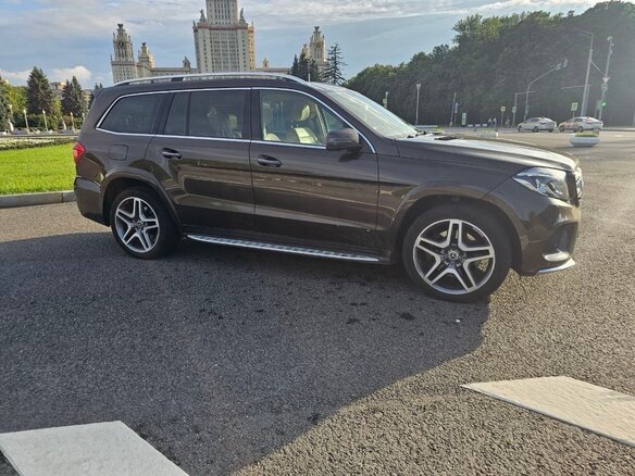 2017 Mercedes-Benz GLS 400 I (X166), коричневый, 3600000 рублей - вид 11