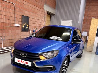 2021 Lada (ВАЗ) Granta I Рестайлинг, голубой, 665000 рублей, вид 1
