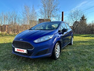 2016 Ford Fiesta Mk6 Рестайлинг, синий, 550000 рублей, вид 1
