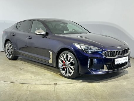 2019 Kia Stinger I, синий, 2560000 рублей, вид 4