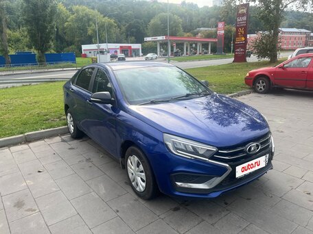 2025 Lada (ВАЗ) Vesta I Рестайлинг (NG), синий, 1155000 рублей, вид 3