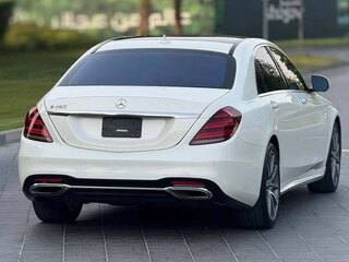 2017 Mercedes-Benz S-Класс 560 Long VI (W222, C217) Рестайлинг, чёрный, 4550000 рублей, вид 4