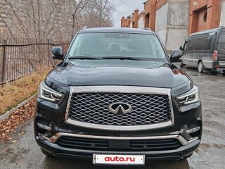 2018 Infiniti QX80 I Рестайлинг 2, чёрный, 5000000 рублей, вид 3