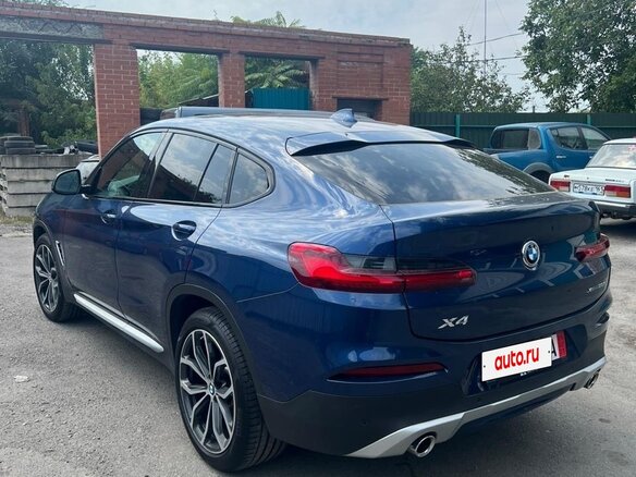 2019 BMW X4 20i II (G02), синий, 4200000 рублей - вид 5