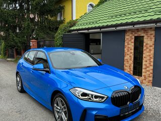 2021 BMW 1 серии 118i III (F40), синий, 3000000 рублей, вид 4