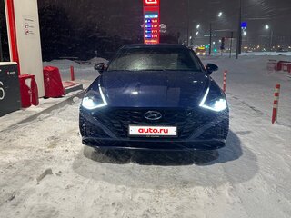 2019 Hyundai Sonata VIII (DN8), синий, 2400000 рублей, вид 3
