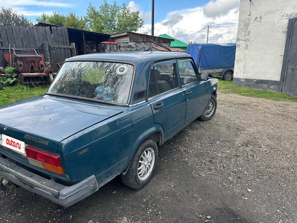 1999 Lada (ВАЗ) 2107, синий, 95000 рублей - вид 4