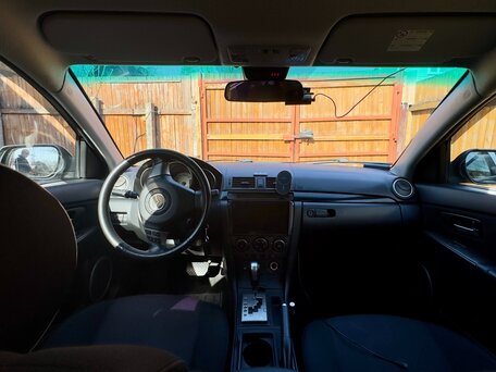 2007 Mazda 3 I (BK) Рестайлинг, чёрный, 410000 рублей, вид 5