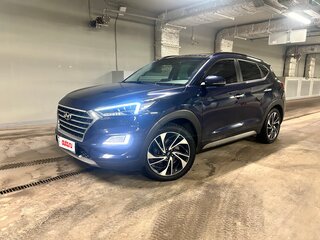 2019 Hyundai Tucson III Рестайлинг, синий, 1850000 рублей, вид 2