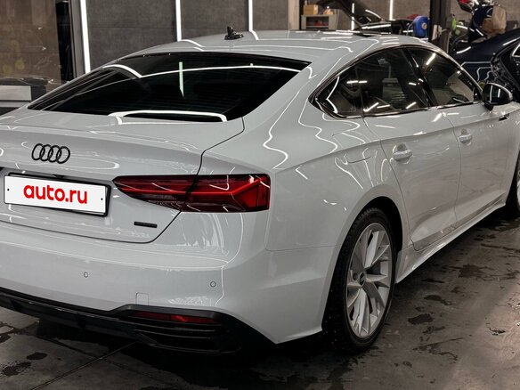 2021 Audi A5 45 TFSI II (F5) Рестайлинг, белый - вид 3