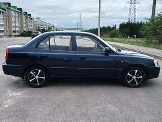 2010 Hyundai Accent ТагАЗ II, синий, 490000 рублей, вид 4