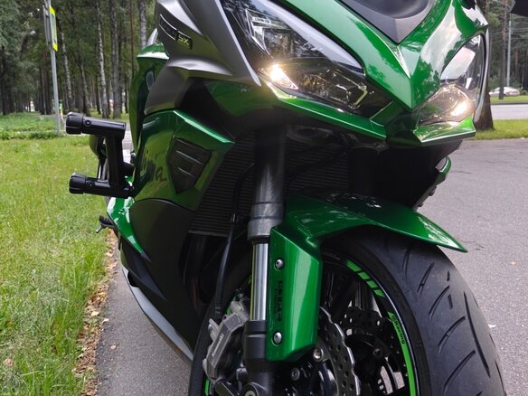 2019 Kawasaki Z 1000SX, зелёный, 980000 рублей - вид 5