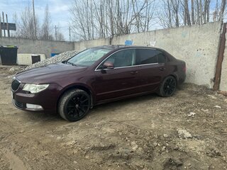 2012 Skoda Superb II, пурпурный, 1250000 рублей, вид 1