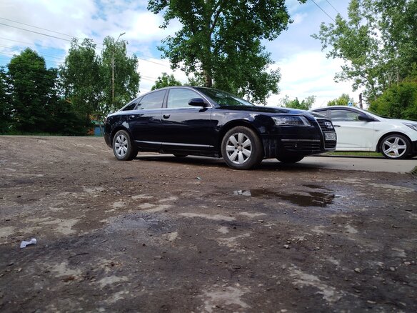 2005 Audi A6 III (C6), синий, 1100000 рублей - вид 3