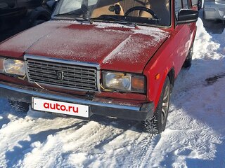 1992 Lada (ВАЗ) 2107, красный, 150000 рублей, вид 2