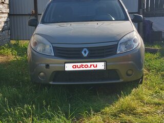 2010 Renault Sandero I, бежевый, 250000 рублей, вид 1
