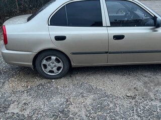 2007 Hyundai Accent ТагАЗ II, бежевый, 300000 рублей, вид 4