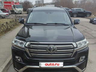 2017 Toyota Land Cruiser 200 Series Рестайлинг 2, чёрный, 6190000 рублей, вид 1