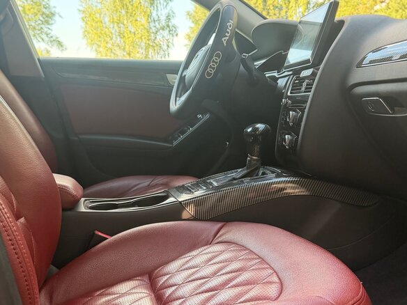 2014 Audi A4 IV (B8) Рестайлинг, чёрный - вид 3