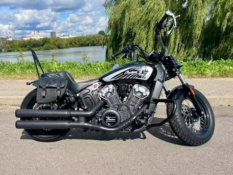2022 Indian Scout, чёрный, 1144756 рублей, вид 5
