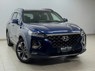 2019 Hyundai Santa Fe IV, синий, 3300000 рублей, вид 3