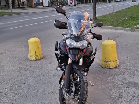 2014 Triumph Tiger 800, красный, 600000 рублей, вид 3
