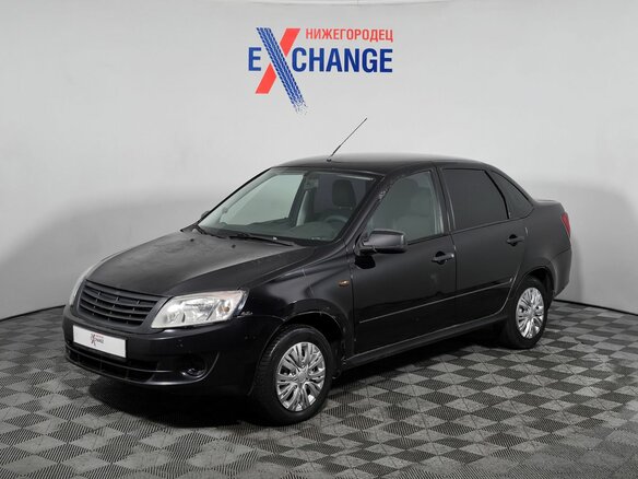 2012 Lada (ВАЗ) Granta I, чёрный, 289000 рублей