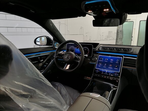 2024 Mercedes-Benz S-Класс 500 4MATIC VII (W223), чёрный - вид 12