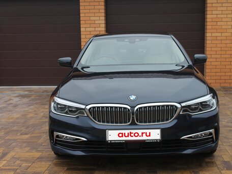 2017 BMW 5 серии 520d VII (G30/G31/G38), синий, 3150000 рублей, вид 1