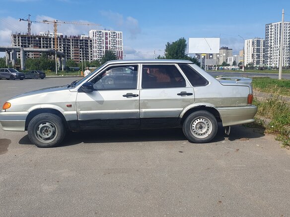 2005 Lada (ВАЗ) 2115, серебристый - вид 3