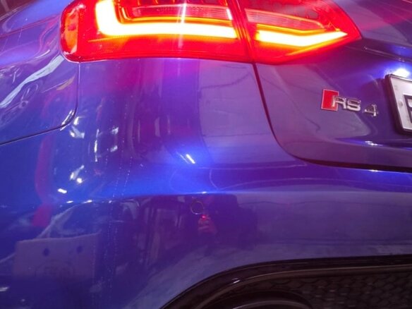 2013 Audi RS 4 III (B8), синий, 4900000 рублей - вид 9