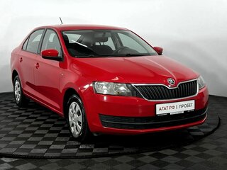 2017 Skoda Rapid I, красный, 1050000 рублей, вид 4