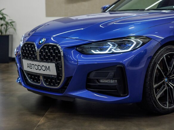 2021 BMW 4 серии 420d xDrive G22, G23, G26, синий - вид 11