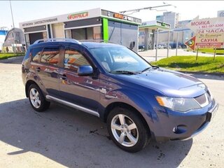 2008 Mitsubishi Outlander II, синий, 1100000 рублей, вид 2