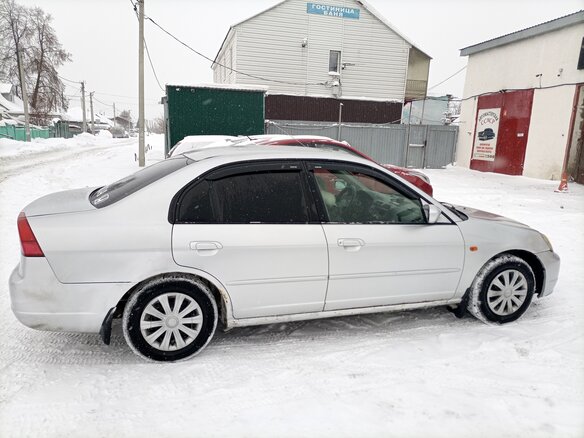 2001 Honda Civic VII, серебристый, 450000 рублей - вид 2