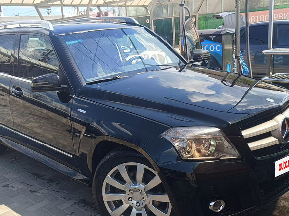 2009 Mercedes-Benz GLK-Класс 220 CDI I (X204), чёрный, 1420000 рублей - вид 1