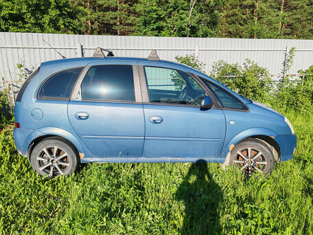 2008 Opel Meriva A Рестайлинг, синий, 180000 рублей, вид 2
