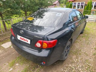 2008 Toyota Corolla X (E140, E150), чёрный, 820000 рублей, вид 3