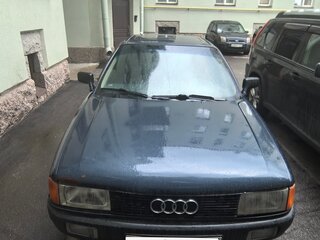 1989 Audi 80 IV (B3), синий, 160000 рублей, вид 1