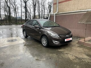 2016 Hyundai Solaris I Рестайлинг, коричневый, 1150000 рублей, вид 5