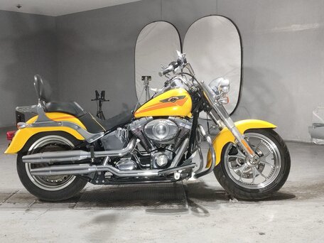 2007 Harley-Davidson Fat Boy, жёлтый, 728000 рублей, вид 1