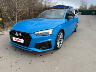 2020 Audi A5 45 TFSI II (F5) Рестайлинг, голубой, 4000000 рублей, вид 4