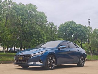 2023 Hyundai Elantra VII (CN7), синий, 1520000 рублей, вид 3