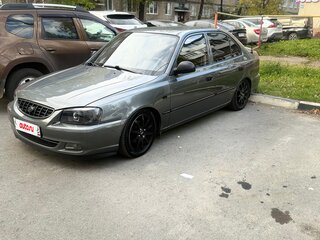 2004 Hyundai Accent ТагАЗ II, серый, 420000 рублей, вид 2