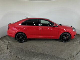 2018 Skoda Rapid I Рестайлинг, красный, 1360000 рублей, вид 4