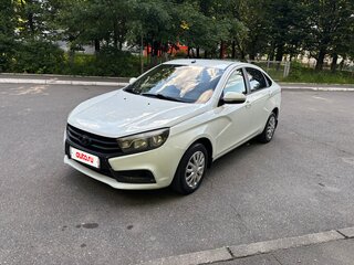 2015 Lada (ВАЗ) Vesta I, белый, 730000 рублей, вид 1