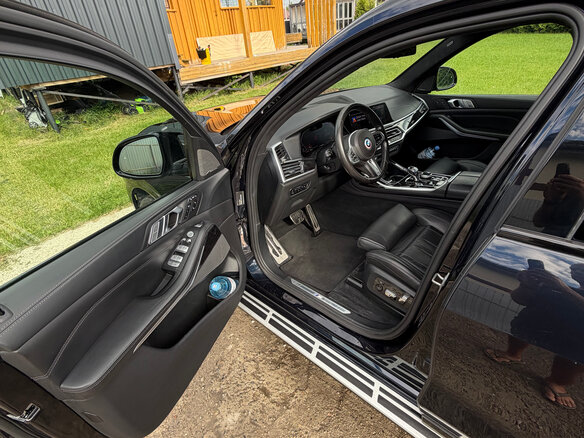 2019 BMW X7 40i I (G07), синий, 6530000 рублей - вид 3